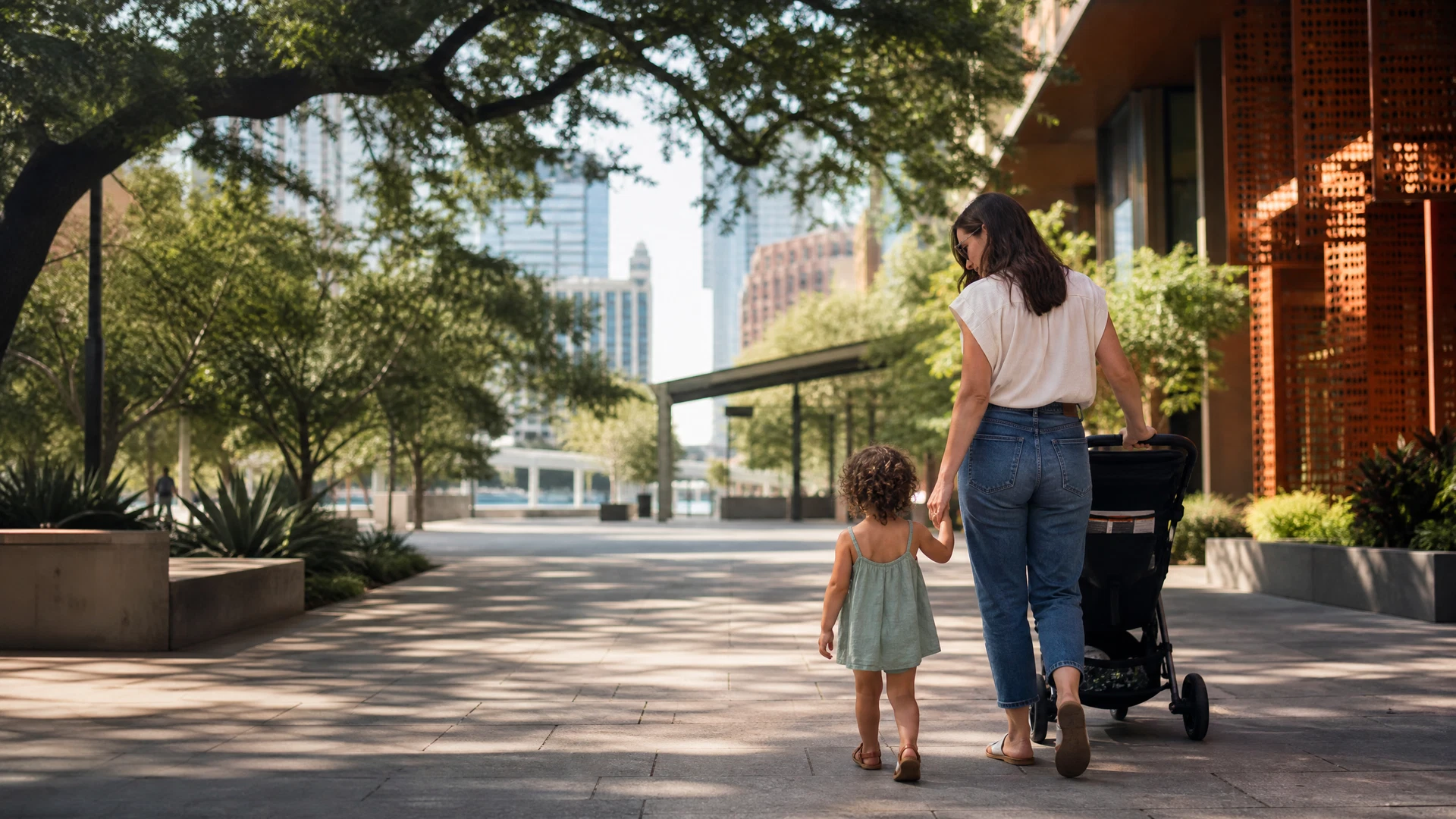 Cover image for A Downtown Austin Family Afternoon That Has Room to Breathe